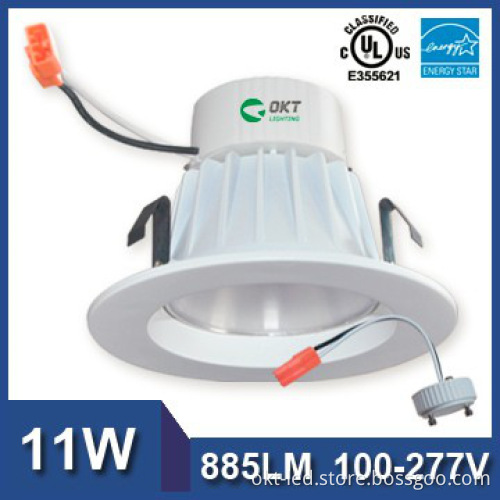 Utility rebate UL ES 4inch 11W Dimmable recessed led ceiling downlight